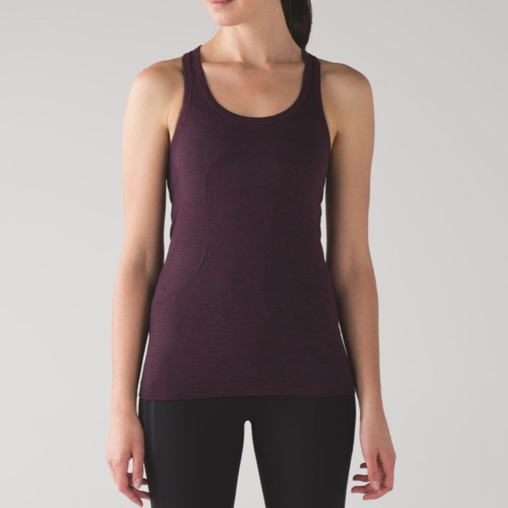 💜Lululemon Swiftly Tech Dark Purple Plum Racer Tank Top